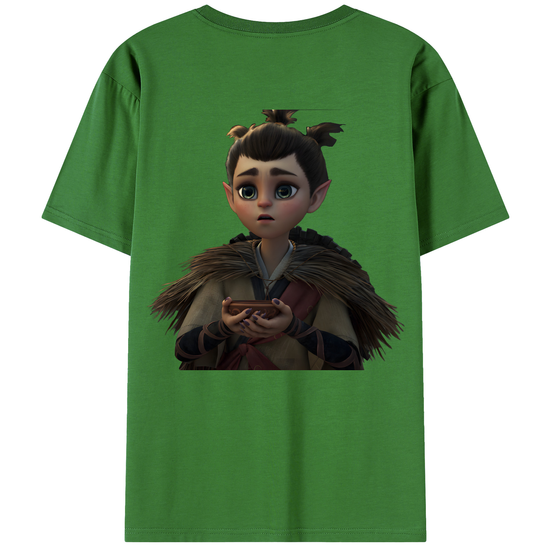 （画像用） Ne Zha 2 ナタ 魔童の大暴れ レディース半袖Tシャツ(バックプリント)